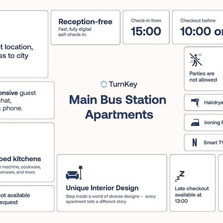 Turnkey I Main Bus Station Apartments Прага Экстерьер фото